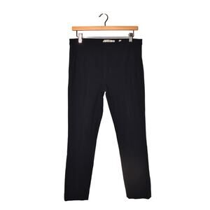 VINCE $295 Cropped Stove Pipe Trousers Ponte Knit Stretch Skinny Pant Coastal 6